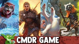 Bria, Riptide Rogue vs Eivor vs The Goose Mother vs Bello CMDR game play for Magic: The Gathering