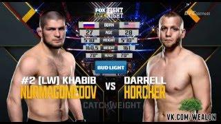 Khabib Nurmagomedov vs  Darrell Horcher vk com wealon