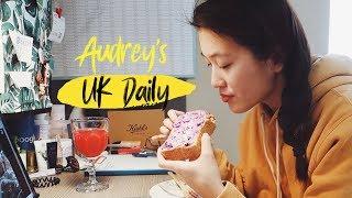 UK Daily｜烤鮭魚時蔬、紅豆牛奶、三千字報告｜Audrey英國留學筆記