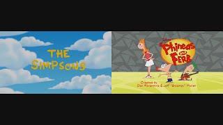 The Simpsons and Phineas and Ferb Theme Song Mix