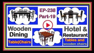 Wooden Dining table with chairs Model’s | designs | EP.238 | P.19 | sri maari furnitures | furniture