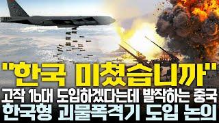 고작 16대 도입한다는데 발작하는 중국, 한국형 괴물폭격기가 무서운 이유