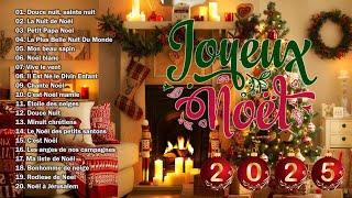 Musique de Noel en Francais 2025  Les plus belles chansons de Noël  Playlist de Chansons de Noël