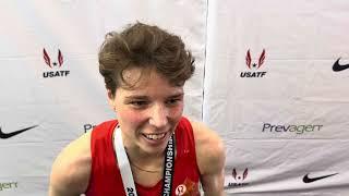 Nikki Hiltz after winning 2025 US Indoor 3000m title