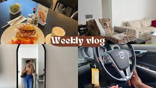 Weekly vlog :Grocery shopping haul,lots of cooking ,cleaning my apartment,gym ,solo carwash date