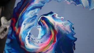 GORGEOUS DUTCH POUR! - ACRYLIC POURING FLUID ART