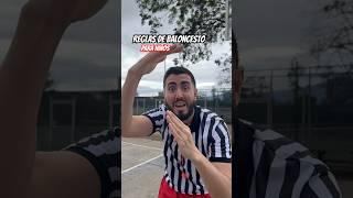 Reglas de Baloncesto para niños. Porque hay algunos, que solo así entienden  #baloncesto #nba