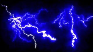 Blue Lightning Thunder Storm 4K