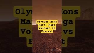 Olympus Mons Mars' Mega Volcano vs Everest #shortvideo #viralvideo #shots #top #facts #future #Video
