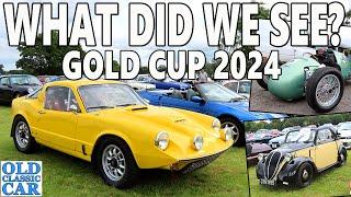 OULTON PARK Gold Cup 2024 - display cars, classic car auction, buses, paddock & circuit action