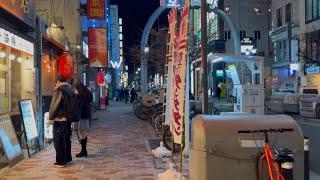 4K Nagoya City Night Walking Tour in Winter  Beautiful City Nagoya, Japan