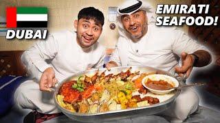 DUBAI Emirati Seafood! Giant Arabic Seafood Feast costing ₱4,500 in U.A.E.