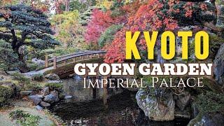 GYOEN National Garden, Imperial Palace - Kyoto Japan 4K | silent Walk Travel Guide