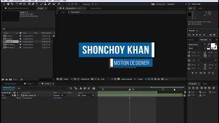 After Effects Dynamic Lower Third Tutorial  # 11