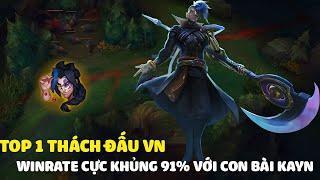 Check demo Top 1 thách đấu VN buff elo với win rate cực khủng 91%