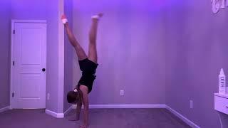 handstands against a wall!