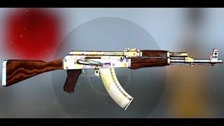 AK-47 Поверхностная закалка (Немного поношенное) - скин КС ГО