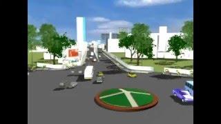 Moghbazar Mouchak Flyover 3D animation. (2004)