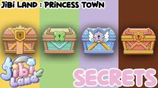 Jibi Land Princess Town SECRETS - HOW TO OPEN TREASURE CHESTS! SEGREDOS Jibi Land - ABRIR TODOS BAUS