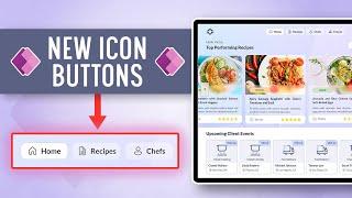 How to use the New Icon Button to create Modern Power Apps