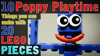 10 Poppy Playtime things you can make with 20 Lego pieces