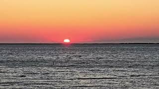 Sunset on Nantucket island