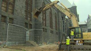 Demolition Of The Baltimore City Detention Center Completed Tuesday