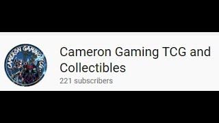 CardGameTuber Interview: Cameron Gaming TCG and Collectibles Interview