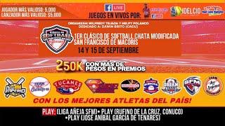 GRAN FINAL / SFM SERIE56 VS AGUAYOS / 1ER CLASICO DE SOFTBALL CHATA MODIFICADA // SFM // EN VIVO 