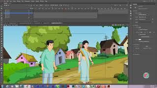 Adobe Animate cc & Flash Lesson 69 part-2 | How To Make animation horror Story |flash hindi tutorial