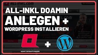 Domain bei All-Inkl anlegen + Wordpress installieren | TUTORIAL 2023