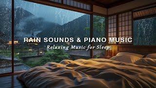 Relaxing Sleep Music with Rain Sounds on the Windows - Healing Music, Stress Relief, Calming Music