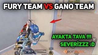 FURY TEAM VS GANO TEAM! AYAKTA TAVA!! - Pubg Mobile Yayıncı Karşılaşmaları