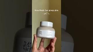 Rice mask for face | rice mask | #hydration #skincare #ricemask #facemask #unboxme