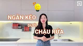 Lợi ích tuyệt vời của ngăn kéo dưới chậu rửa | TỦ BẾP THIÊN