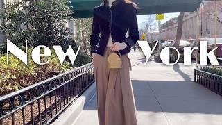 New York locals' favorite cafe, unboxing summer clothes, Manhattan daily vlog strolling NYC streets