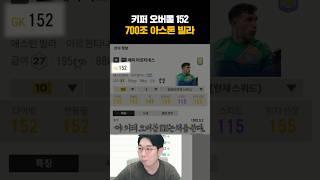 키퍼 오버롤 152 ㅋㅋㅋㅋ
