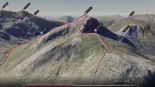 Great Gable (Western Lake District) - 3D fly-through