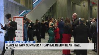 Heart attack survivor at Capital Region Heart Ball