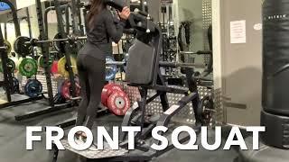 FRONT SQUAT machine explained