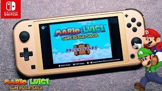 Mario & Luigi: Superstar Saga Nintendo Switch Lite Gameplay