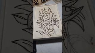 WIP Eye Buds Woodburning. #horror #plants #art #dark #creepy #goth #growth #eyes