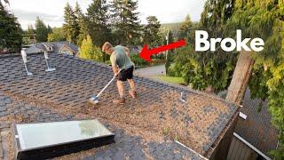 How I quit my job and made my first $6,000 cleaning roofs and gutters