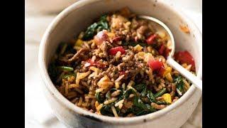 Beef and Rice with Vegetables