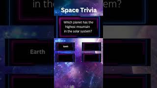 Space Quiz 6 #smarttrivia #planets #quizzes4u #trivialquiz  #riddlesandquizzes  #educationalshort