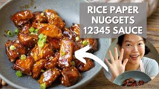 Rice Paper Nuggets in 12345 sauce - Easy, scrumptious, all in one dish!