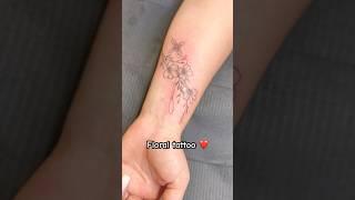 #lifestyle #tattoo #tattoofun #tattoodesign #floral #finelines #sacramento #california