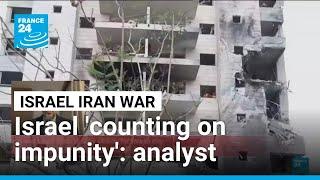 Israel counts on the reality that there won't be consequences from Washington, analyst says