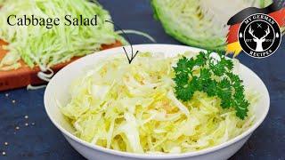 German Cabbage Salad / Kraut Salad  MyGerman.Recipes