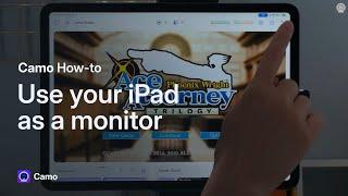 Use Camo Studio for iPad as a bigger monitor